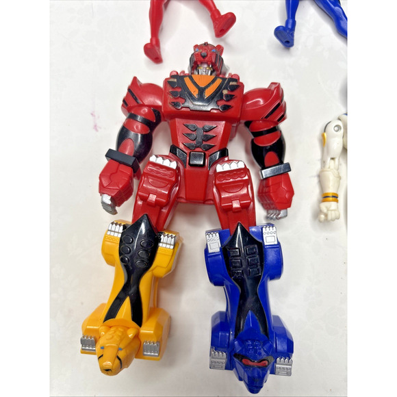 Power Rangers Action Figures Lot of 6 Mixed Bandai Vintage & Modern - Picture 2 of 9